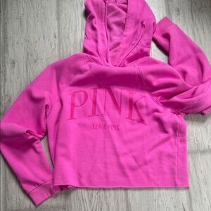 PINK Victoria's Secret cropped Hoodie